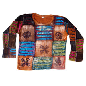 Kid Patchwork Hippie T Shirt