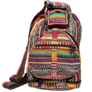 Colorful  design handmade festival backpack